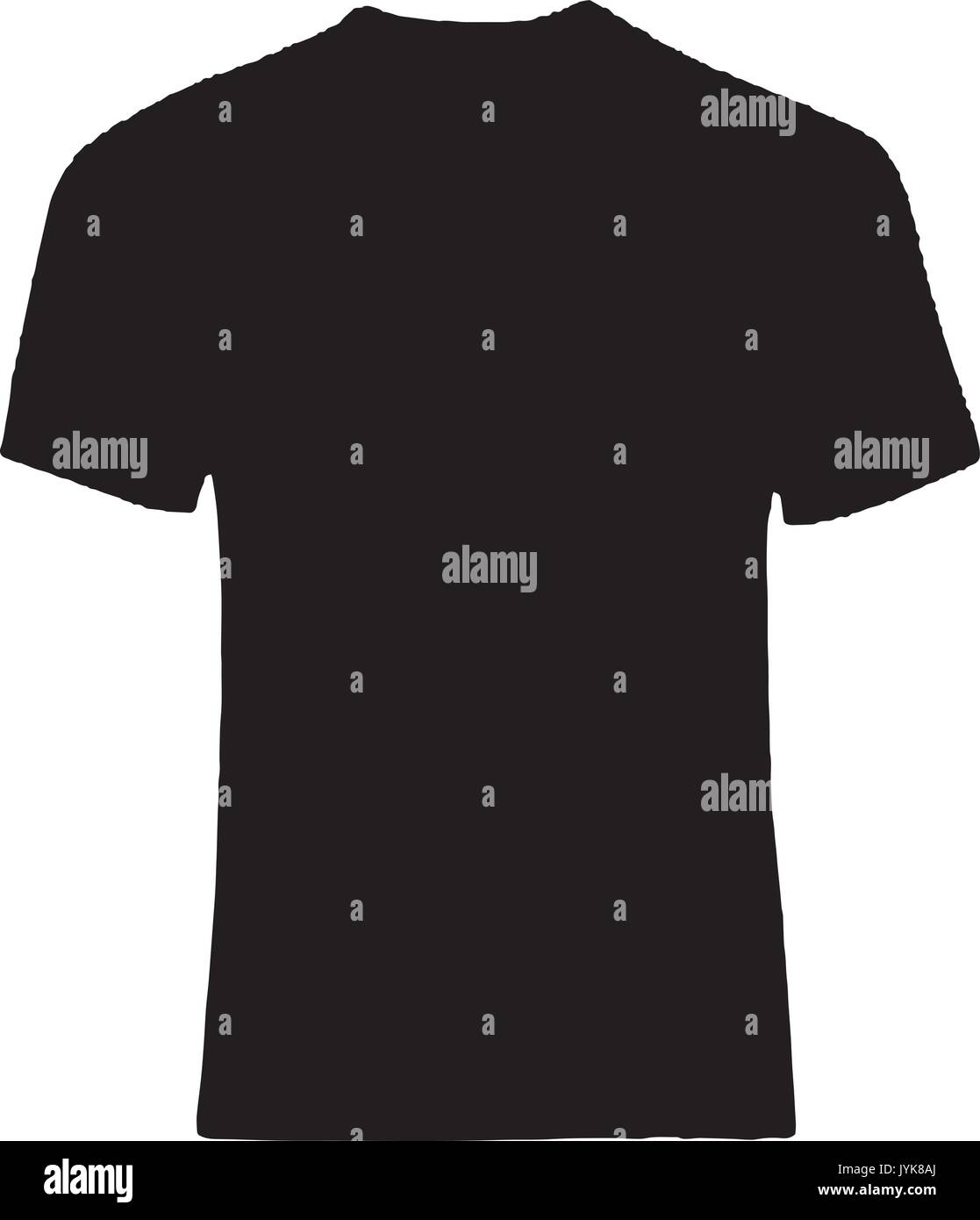 Black and white men's t-shirt silhouette Stock Vector Image & Art - Alamy