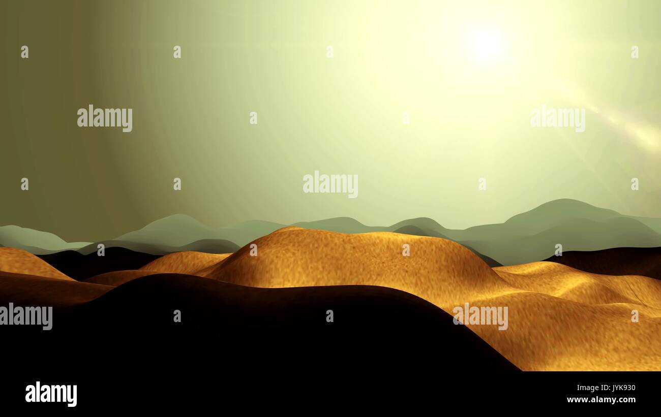 brown desert landscape High Definition abstract CGI motion background Stock Photo Alamy
