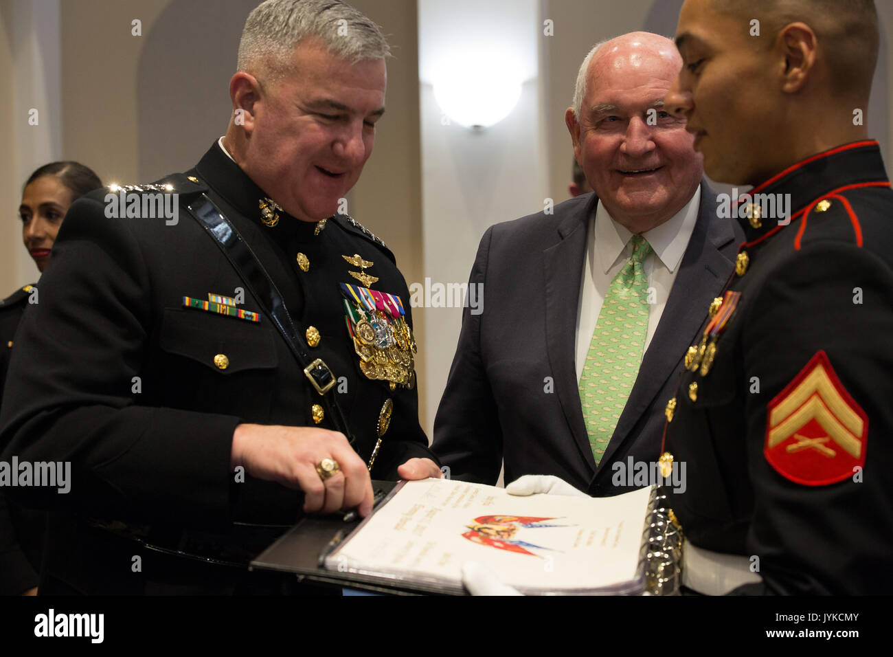 U.S. Marine Corps Gen. Glenn M. Walters, assistant commandant of the ...