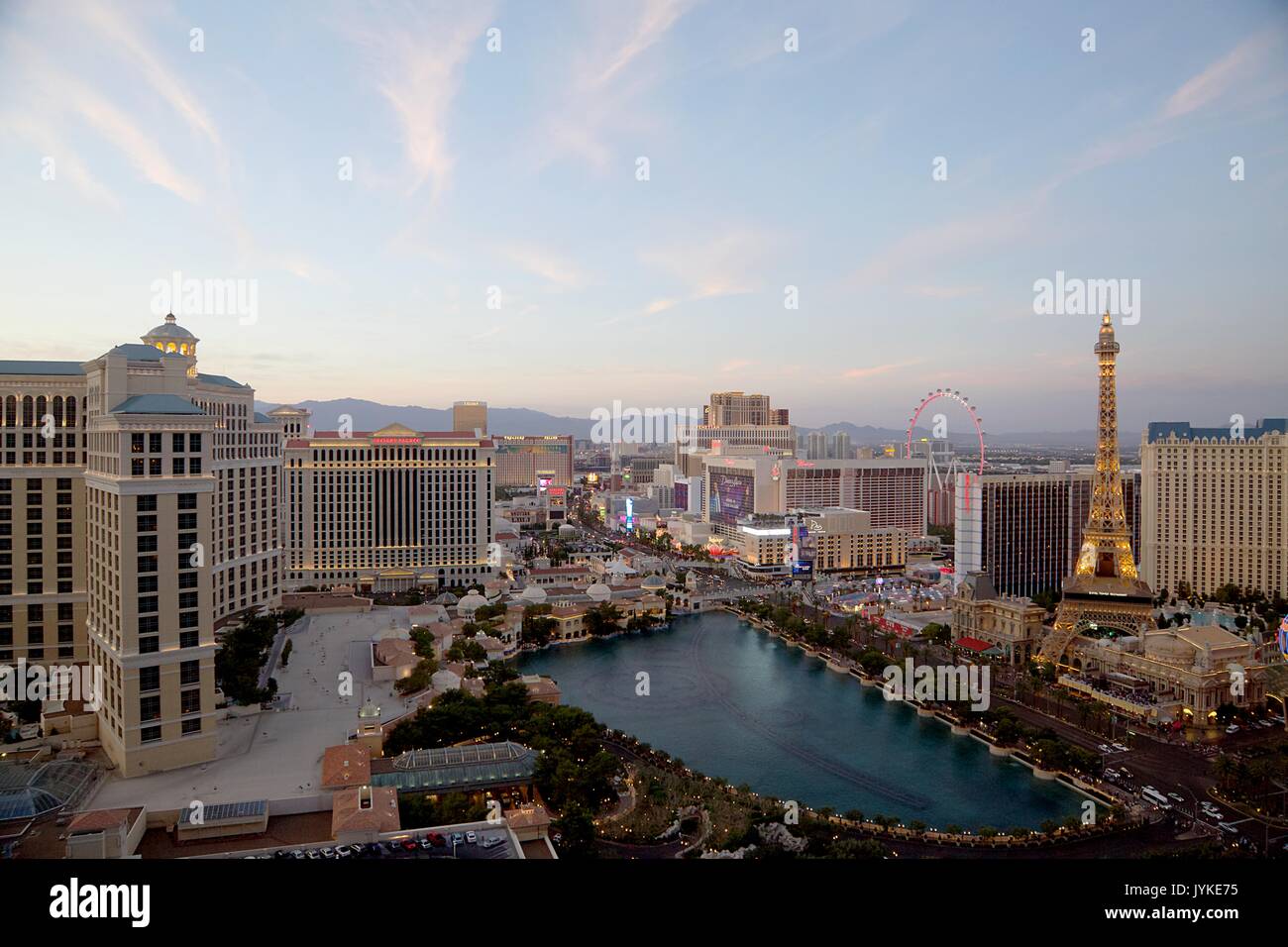 Las Vegas strip Stock Photo