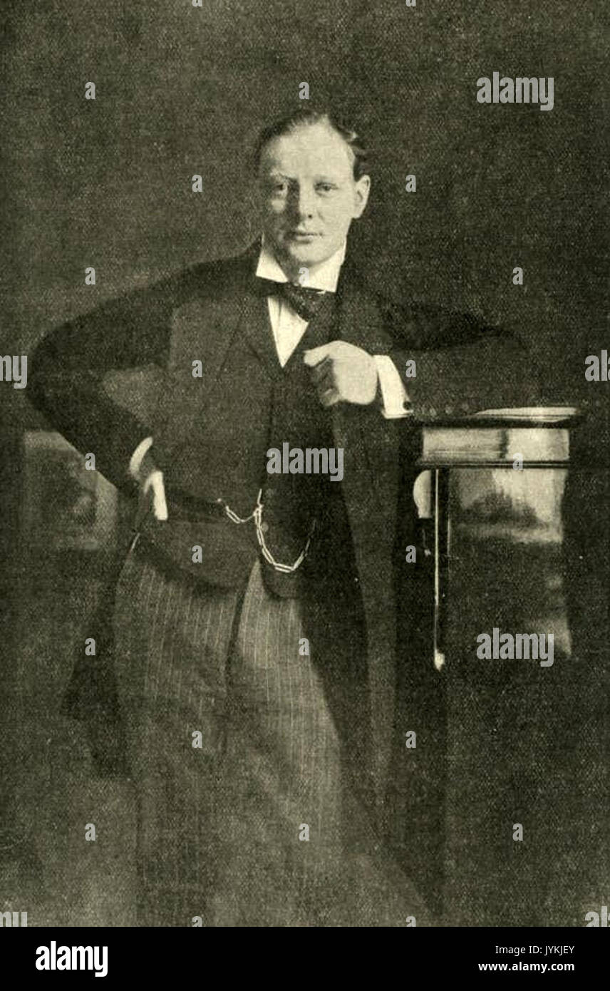 1904 Winston S. Churchill as MP Stock Photo