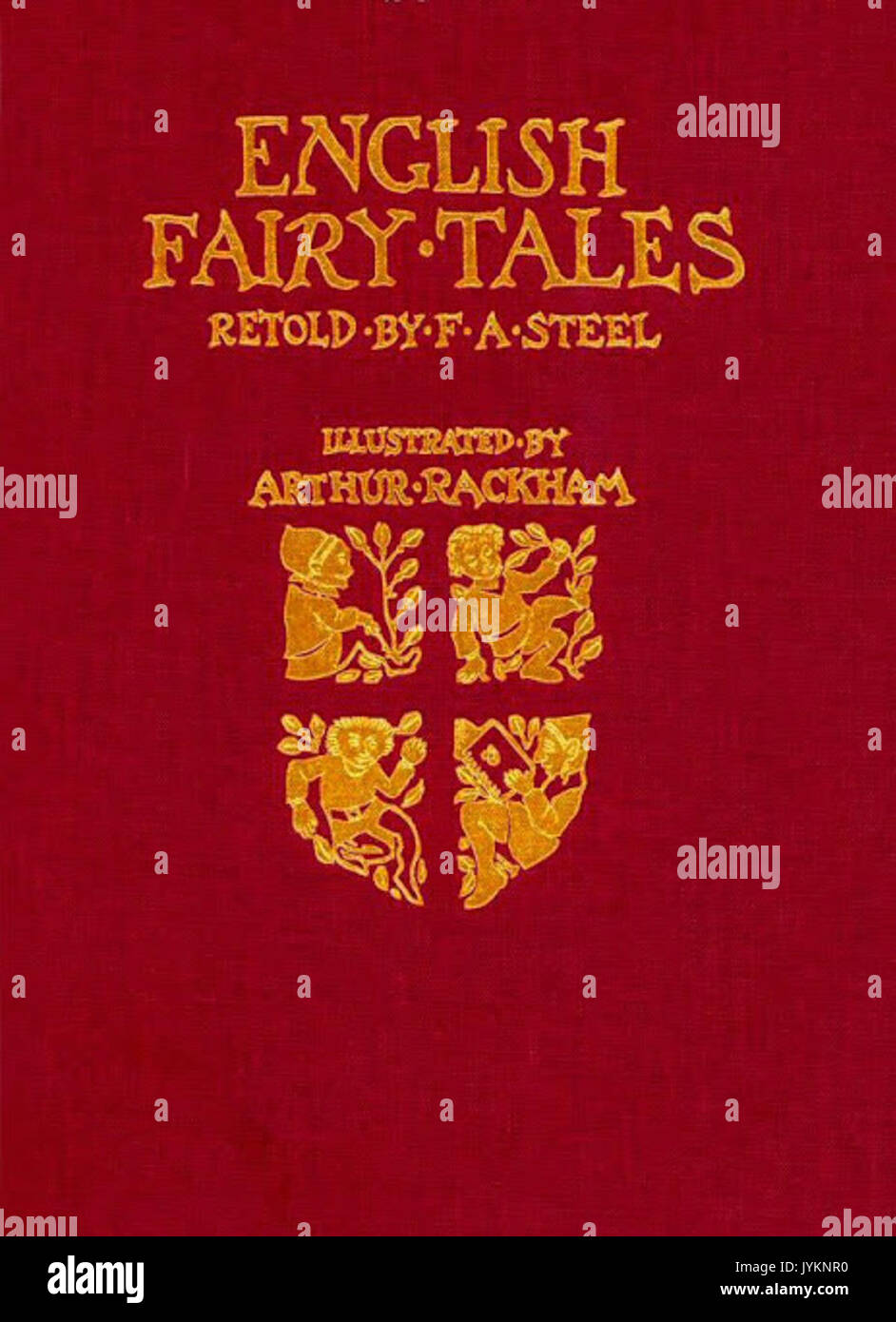 335 1918 Cover of English Fairy Tales Stock Photo