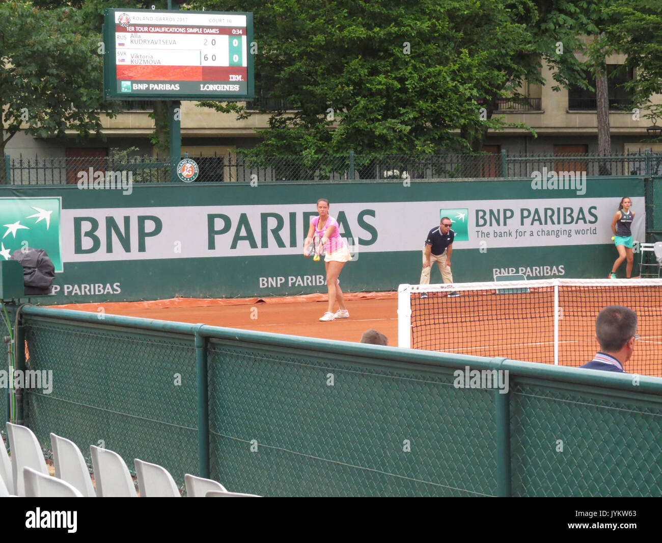 2017 Roland Garros Qualifying Tournament   20 Stock Photo
