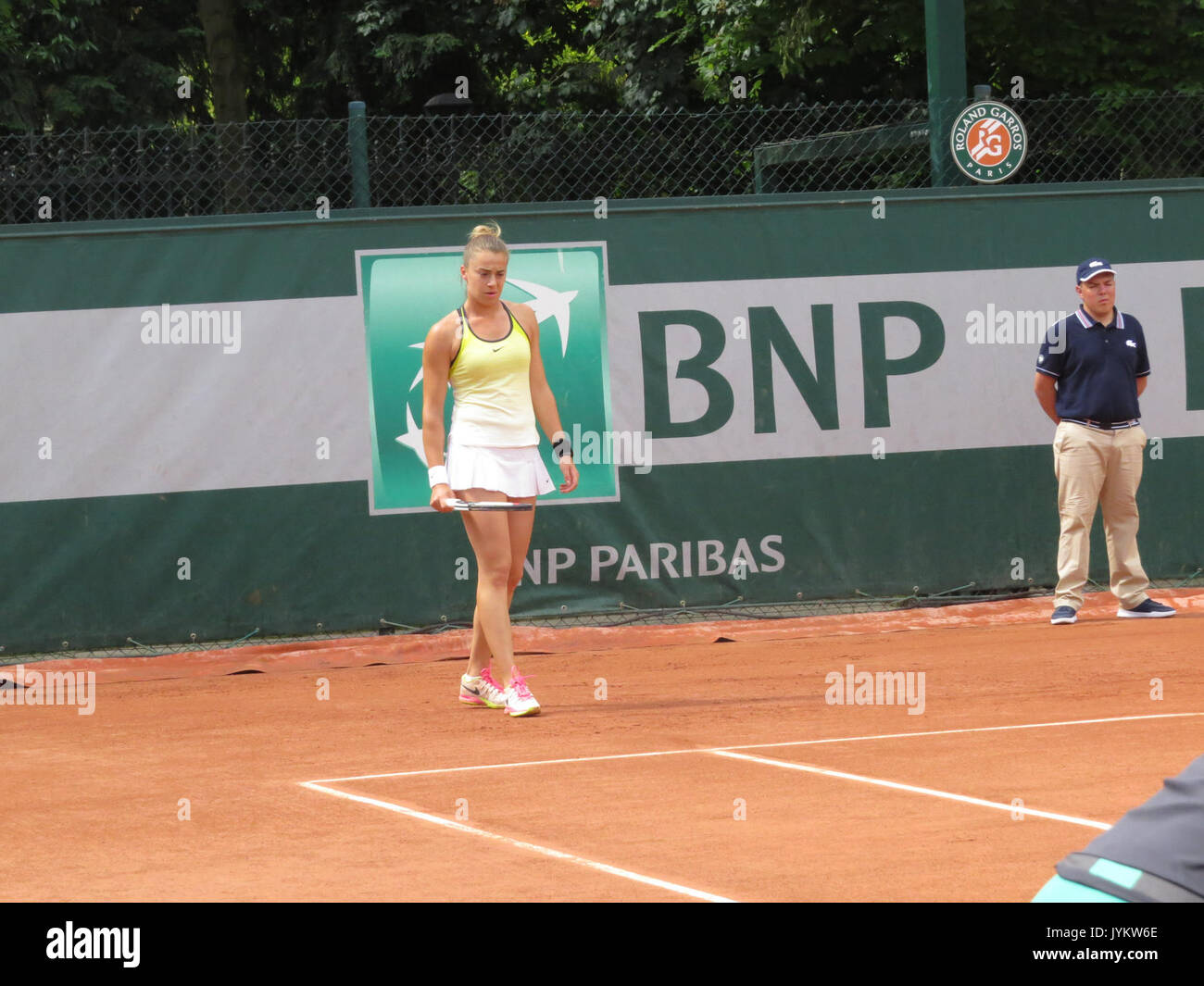 2017 Roland Garros Qualifying Tournament   31 Stock Photo