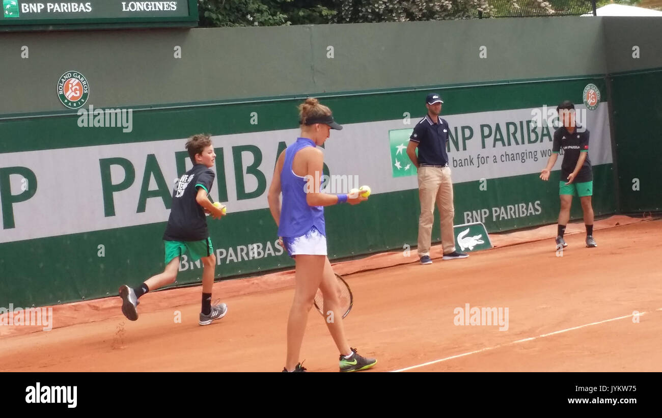 2017 Roland Garros Qualifying Tournament   35 Stock Photo