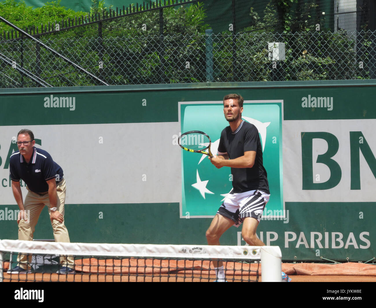 2017 Roland Garros Qualifying Tournament   56 Stock Photo