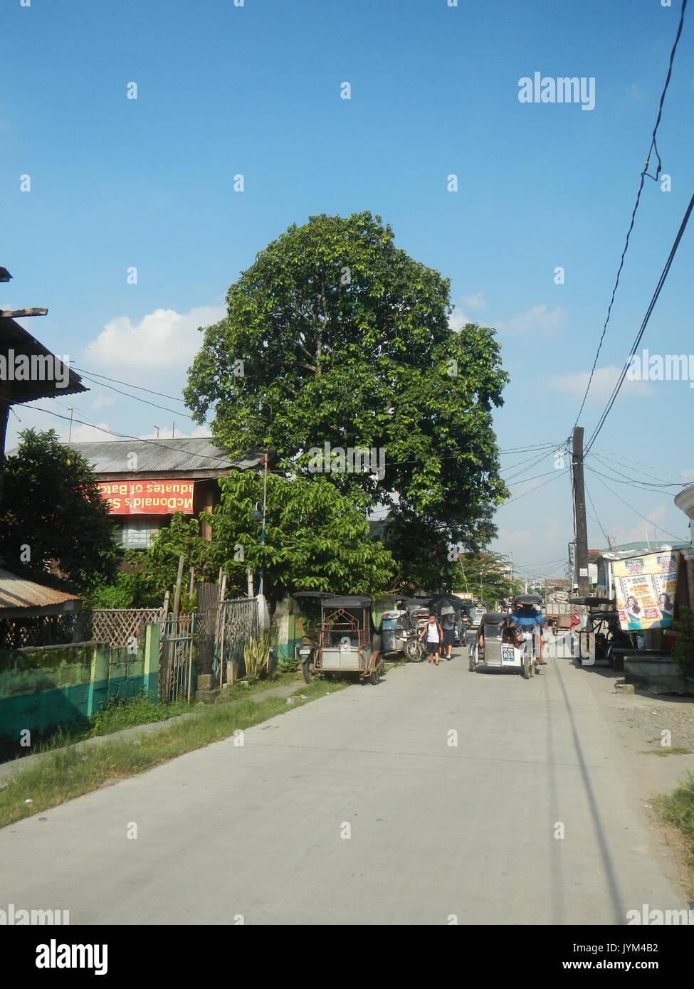 9964 Santo Tomas San Luis School Trees Pampanga Roads Landmarksfvf 08 Stock Photo