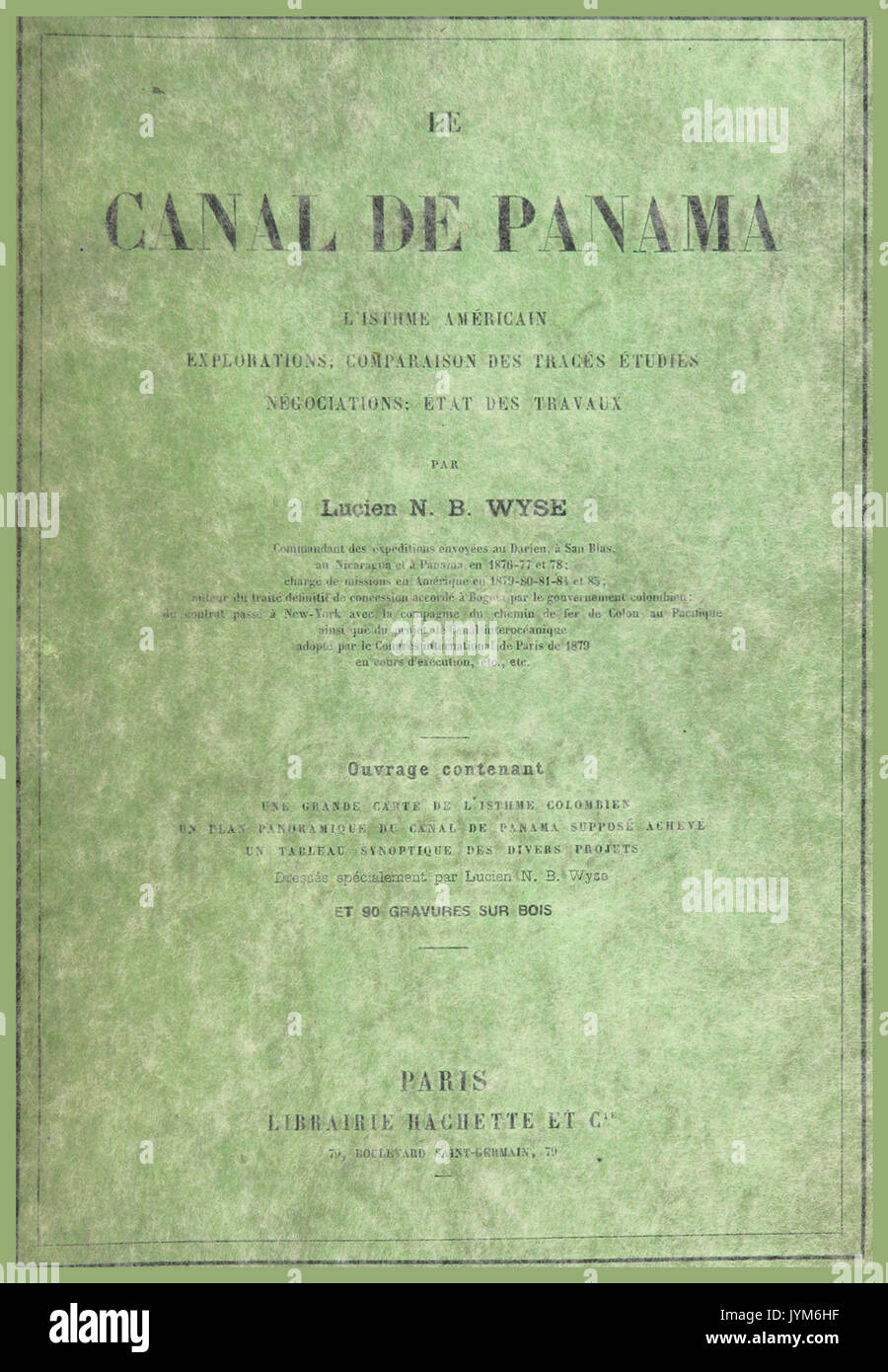 Page 000 of LE CANAL DE PANAMA (1866 Stock Photo - Alamy