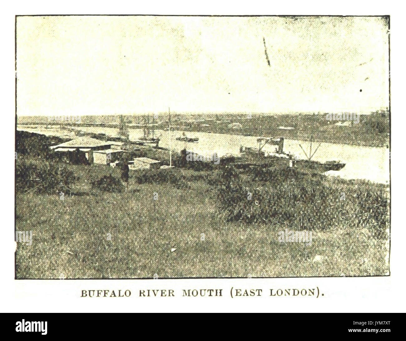 VRp83 BUFFALO RIVER MOUTH (EAST LONDON) Stock Photo