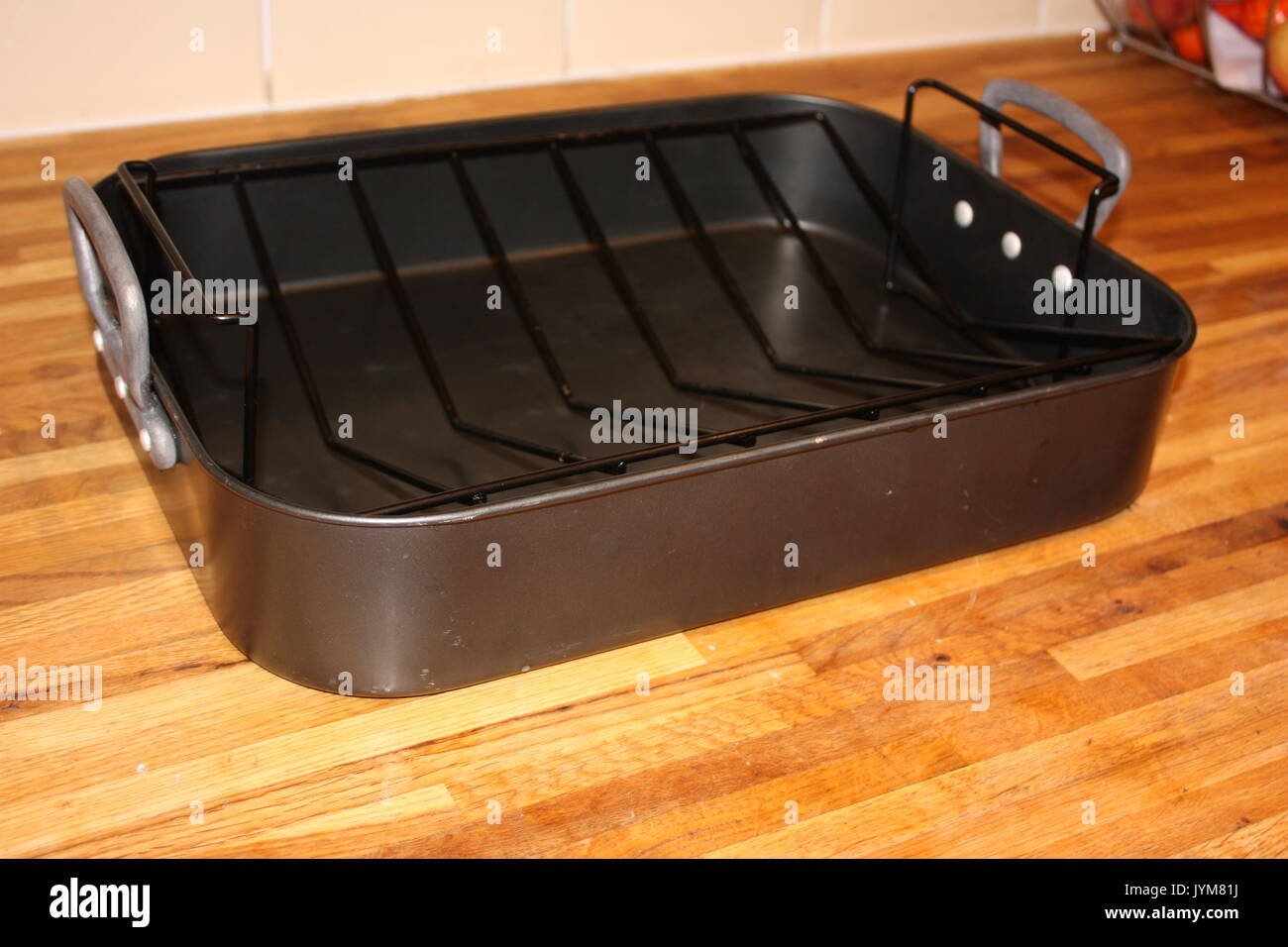 Oven tray to roast meat Stock Photo Alamy