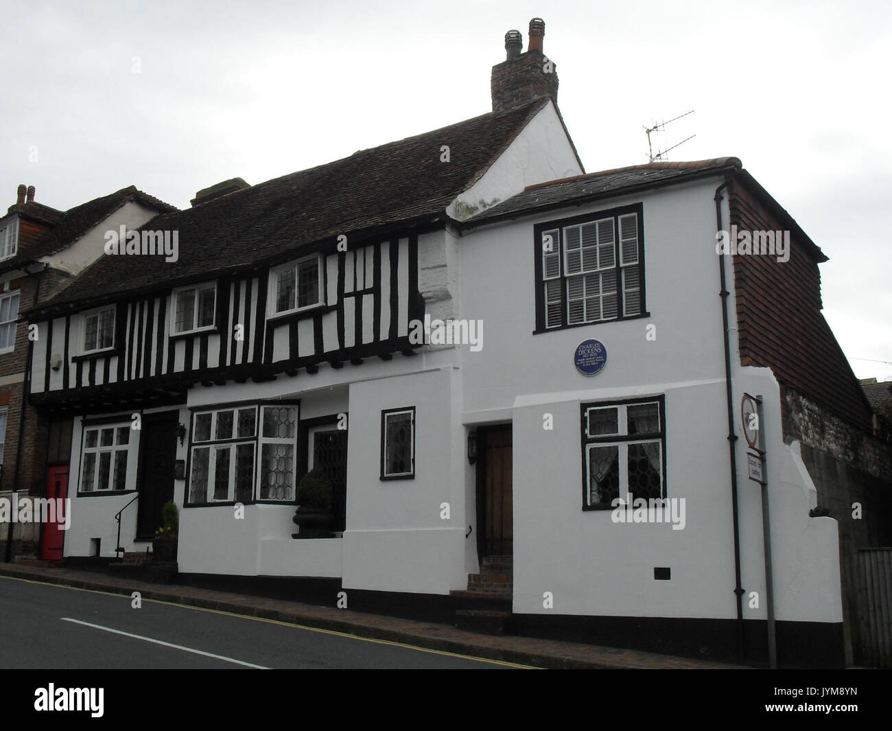 4 Borough Lane, Old Town, Eastbourne (NHLE Code 1043666) (March 2010) Stock Photo