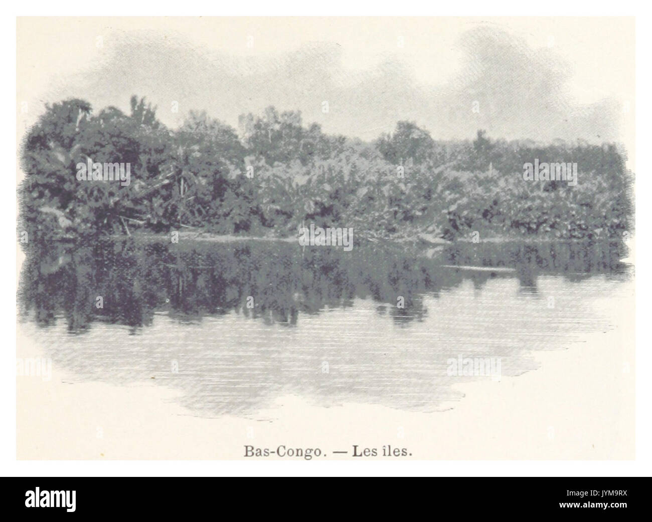 097 Bas Congo.   Les iles Stock Photo