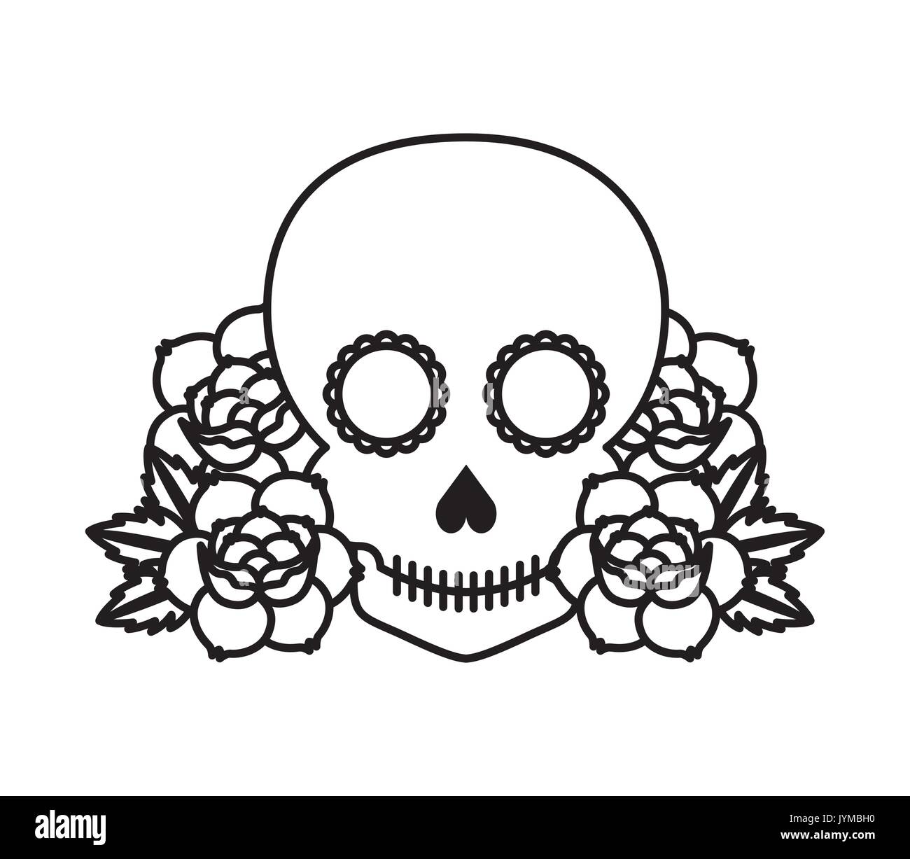 roses tattoo design Stock Vector Image &amp; Art - Alamy