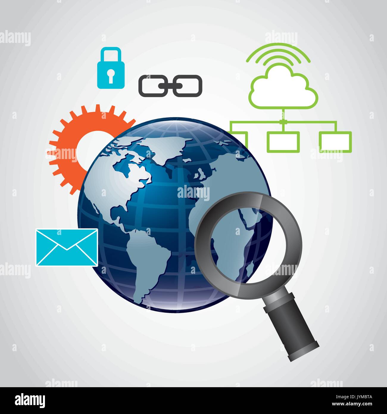 data storage design Stock Vector Image & Art - Alamy