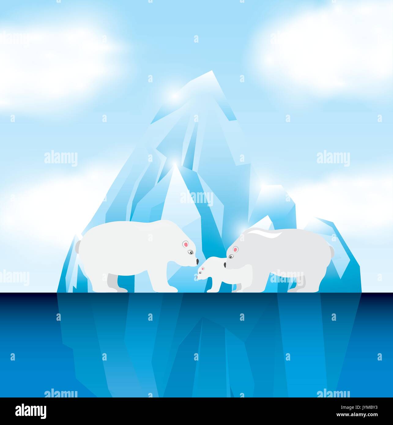 iceberg glacier  design  Stock Vector