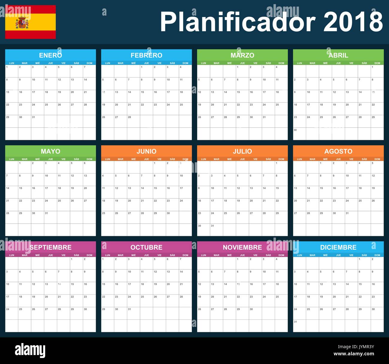 spanish-daily-planner-hi-res-stock-photography-and-images-alamy
