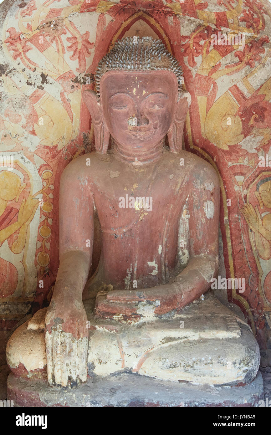 Phowintaung (Hpowindaung, Powintaung, Po Win Taung) Buddhist Cave Complex near Monywa, Myanmar (Burma), Southeast Asia Stock Photo