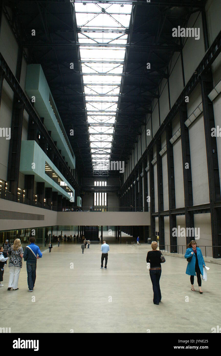 Bankside Power Station, Tate modern Stock Photo