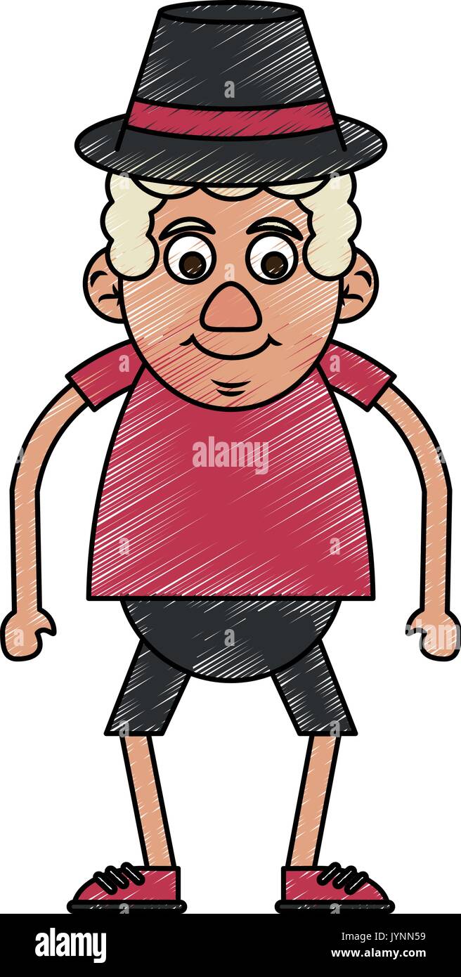 old man vector illustration Stock Vector Image & Art - Alamy