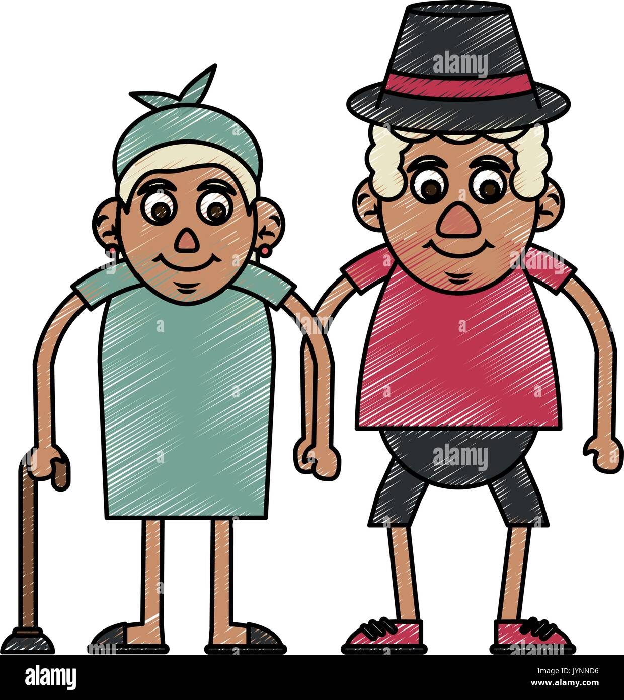 couple vector illustration Stock Vector Image & Art - Alamy