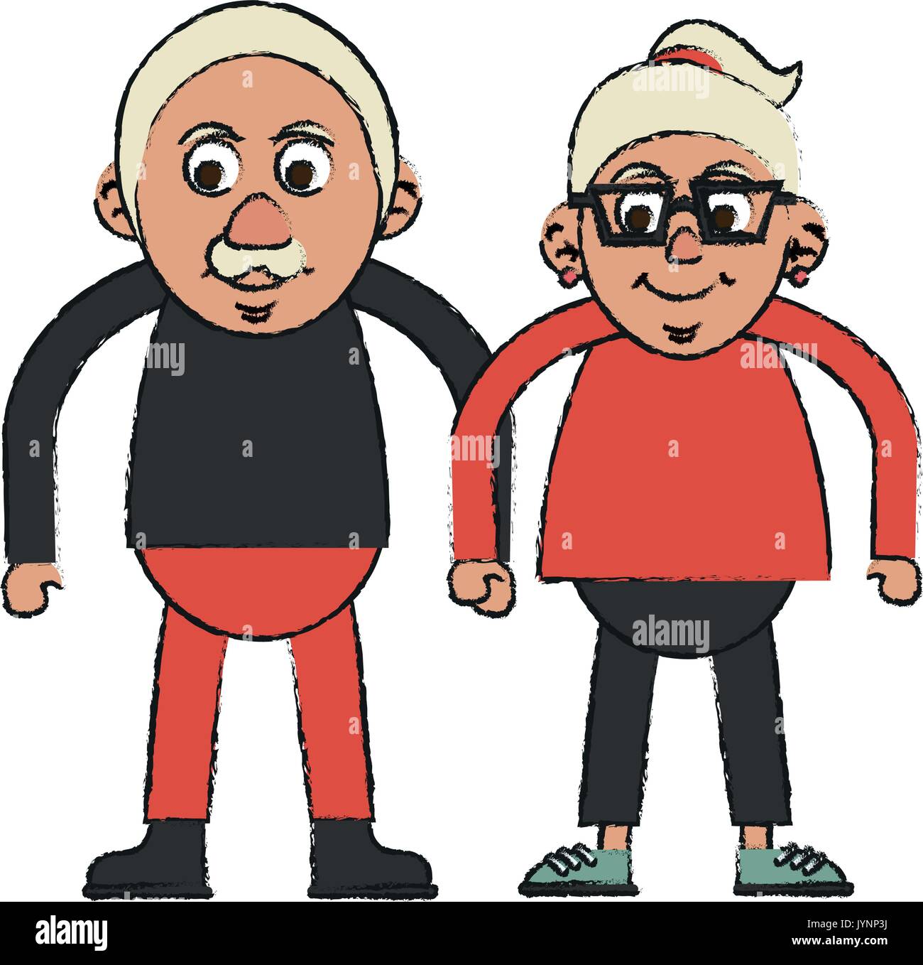 couple vector illustration Stock Vector Image & Art - Alamy
