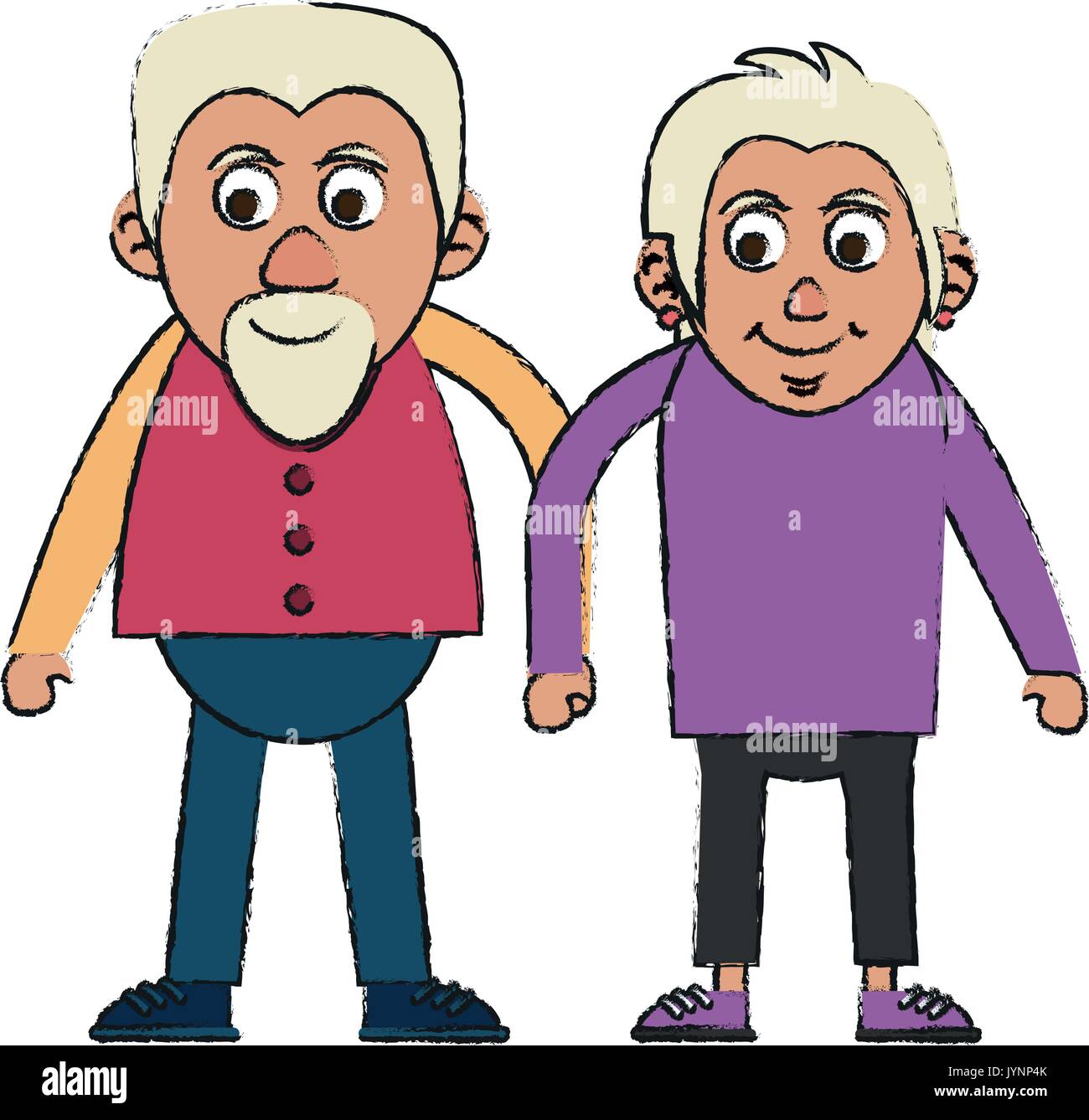 couple vector illustration Stock Vector Image & Art - Alamy
