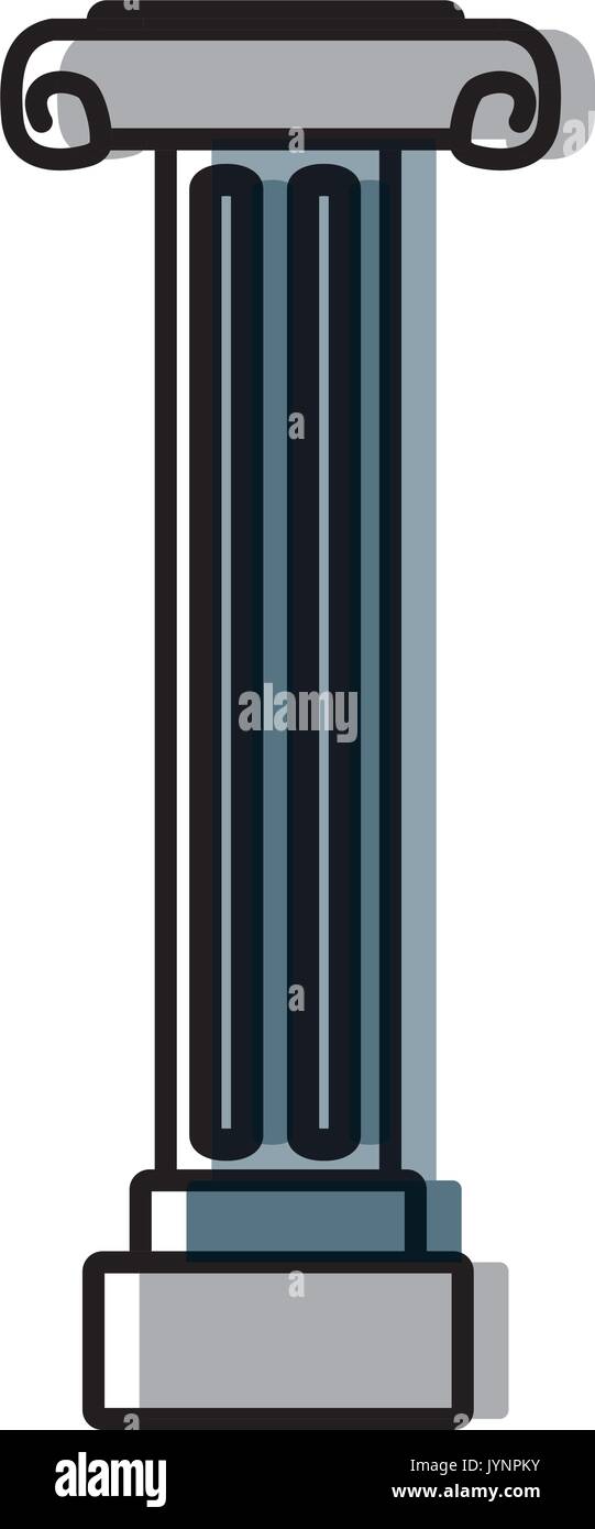 classical wedding column beautiful ornament Stock Vector