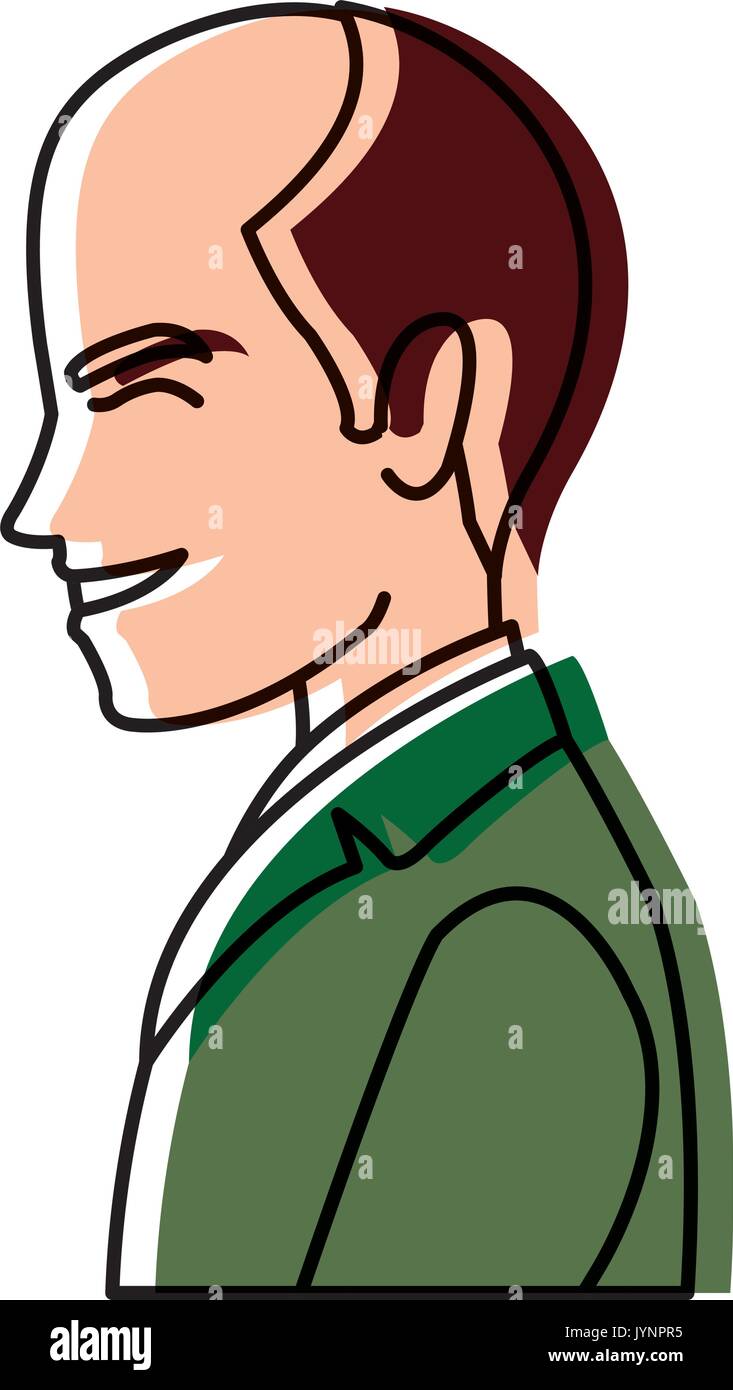 portrait happy groom in a wedding suit laughing Stock Vector Image ...