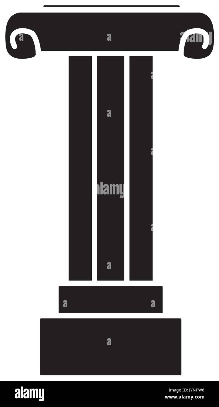 classical wedding column beautiful ornament Stock Vector