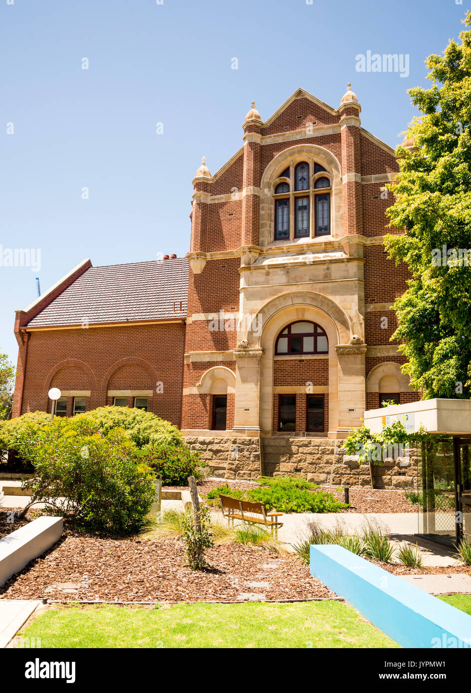 Side view of Western Australian Museum building in Perth City, Western ...