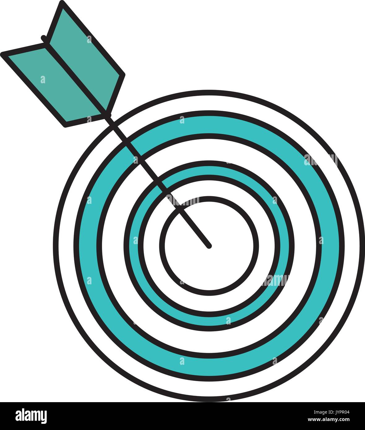 target with arrow icon vector illustration design Stock Vector Image ...