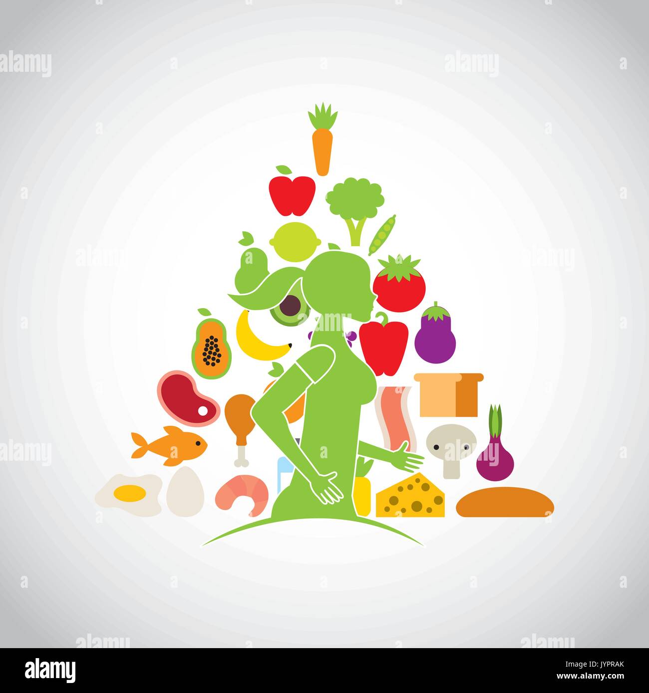 healthy lifestyle design Stock Vector Image & Art - Alamy