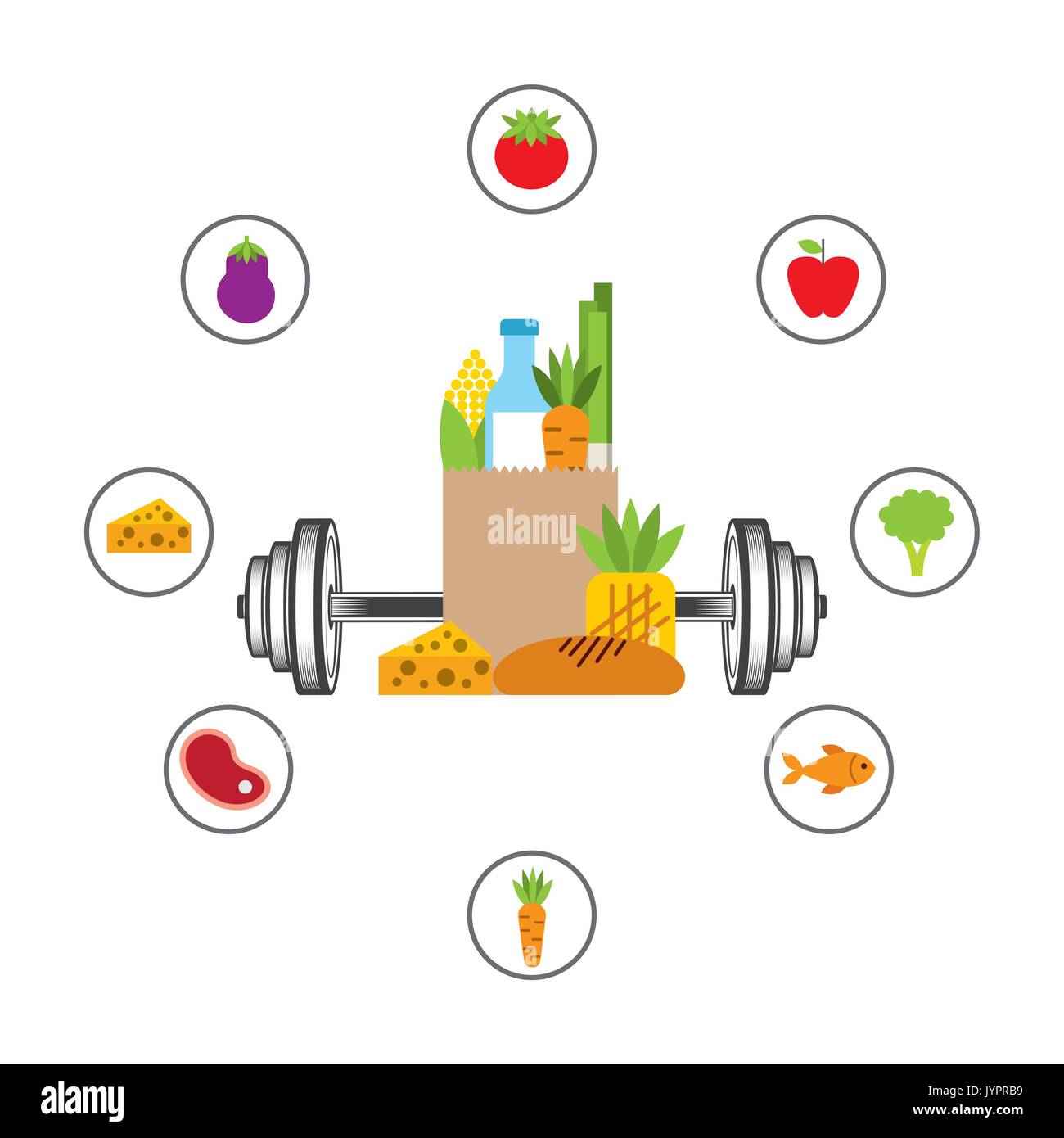 healthy lifestyle design Stock Vector Image & Art - Alamy