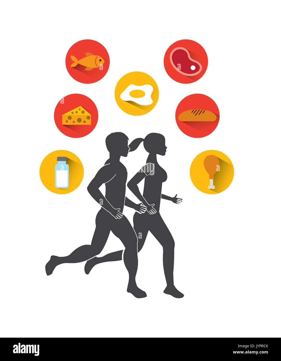 healthy lifestyle design Stock Vector Image & Art - Alamy