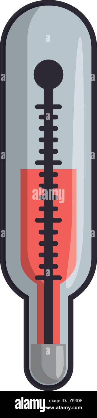 thermometer icon over white background vector illustration Stock Vector ...