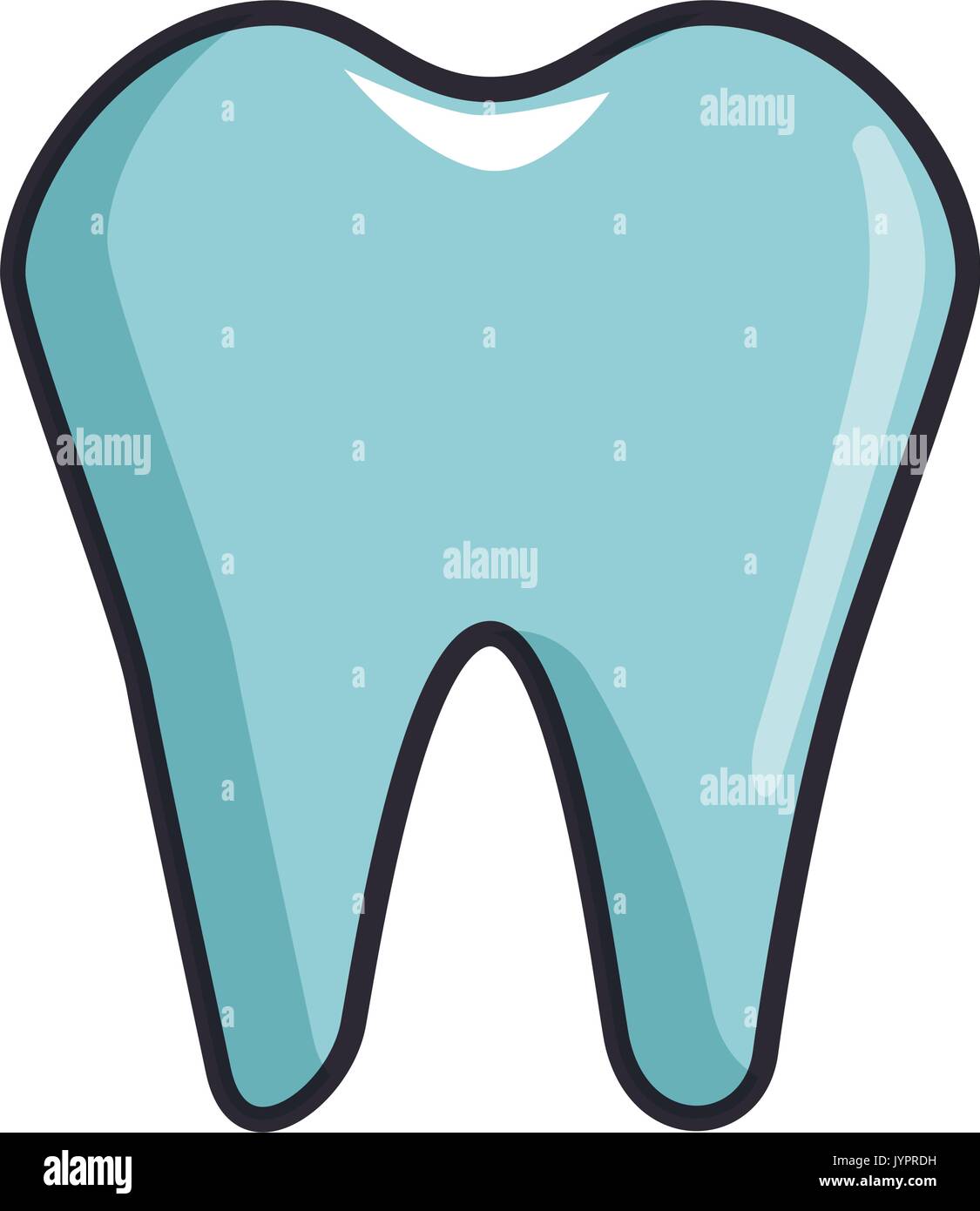 tooth icon over white background vector illustration Stock Vector Image ...