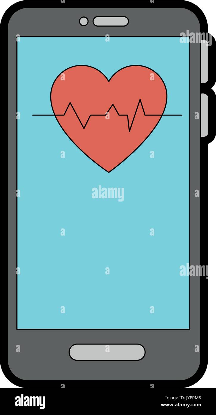 smartphone with medical app icon Stock Vector Image & Art - Alamy