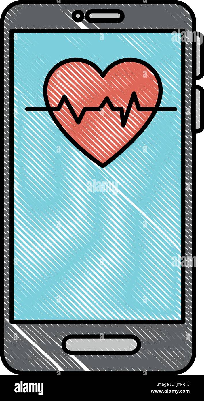 smartphone with medical app icon Stock Vector Image & Art - Alamy