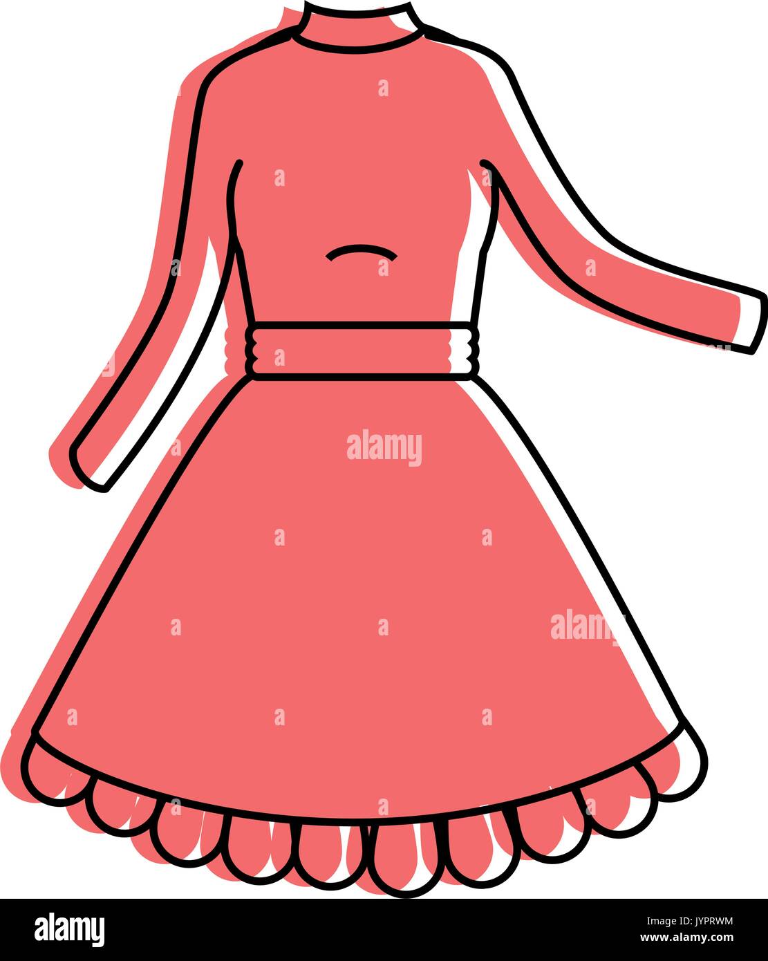 beautiful dress icon Stock Vector Image & Art - Alamy