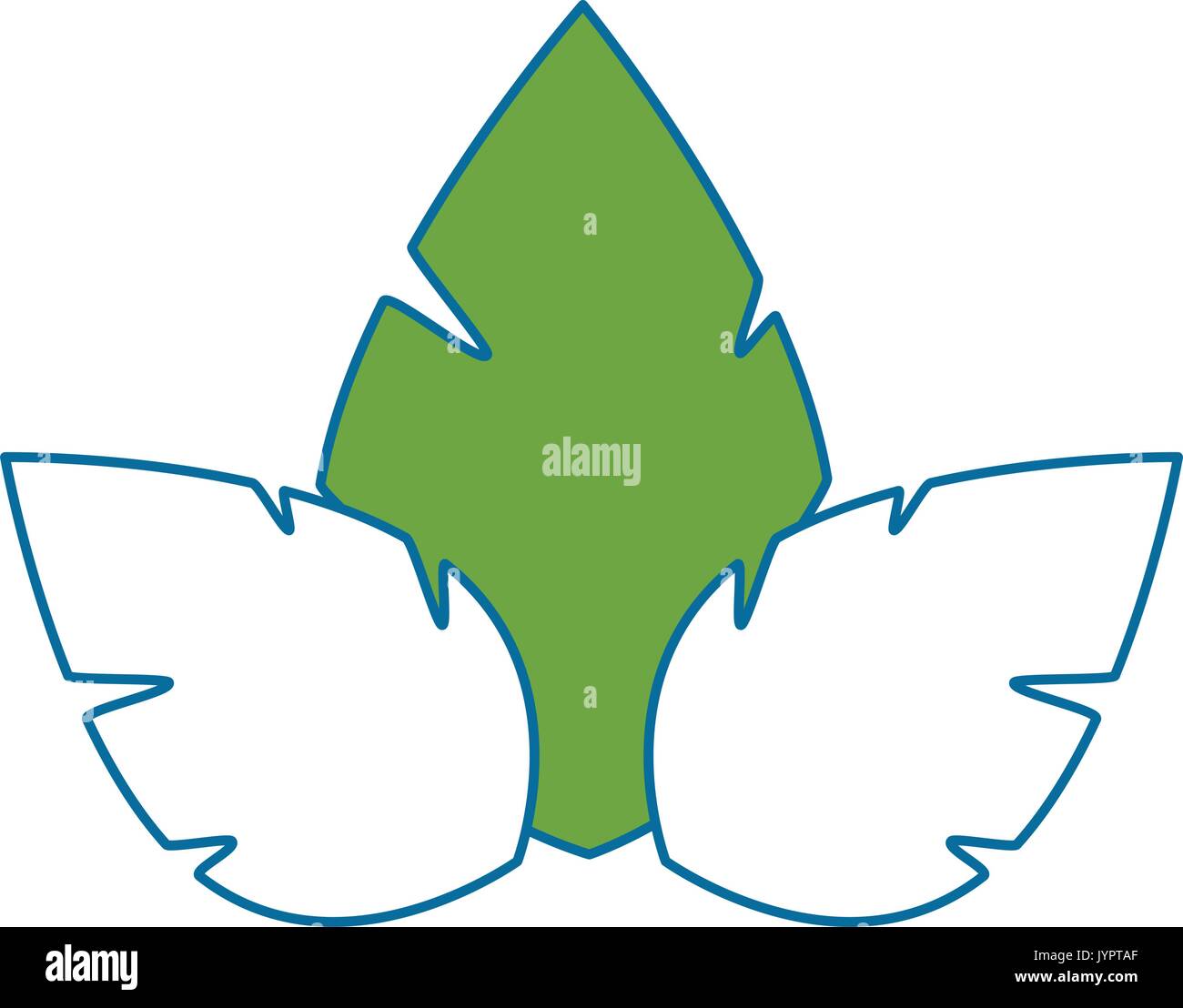 leaves icon image Stock Vector Image & Art - Alamy