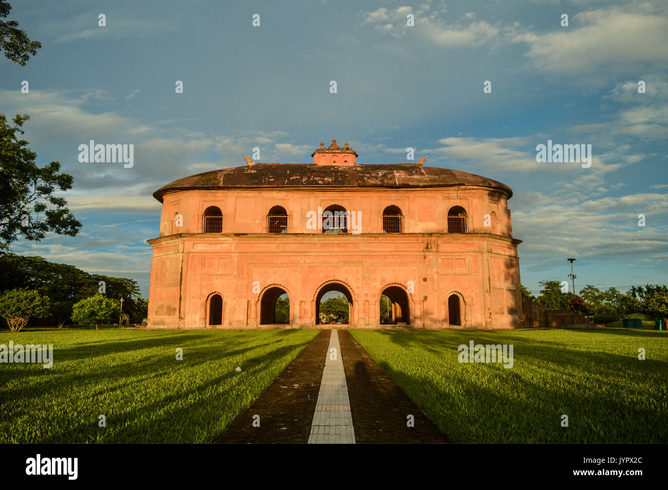 Rang Ghar ('House of Entertainment') is a two-storied building which once served as the royal sports-pavilion. © Koushik Borah | 2017. Stock Photo