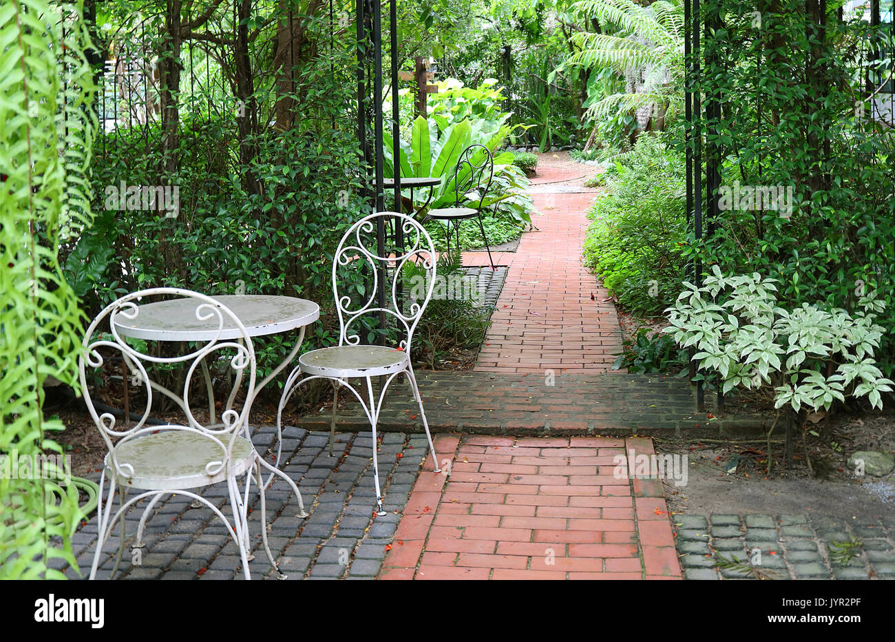Wrought Iron Table High Resolution Stock Photography and Images - Alamy