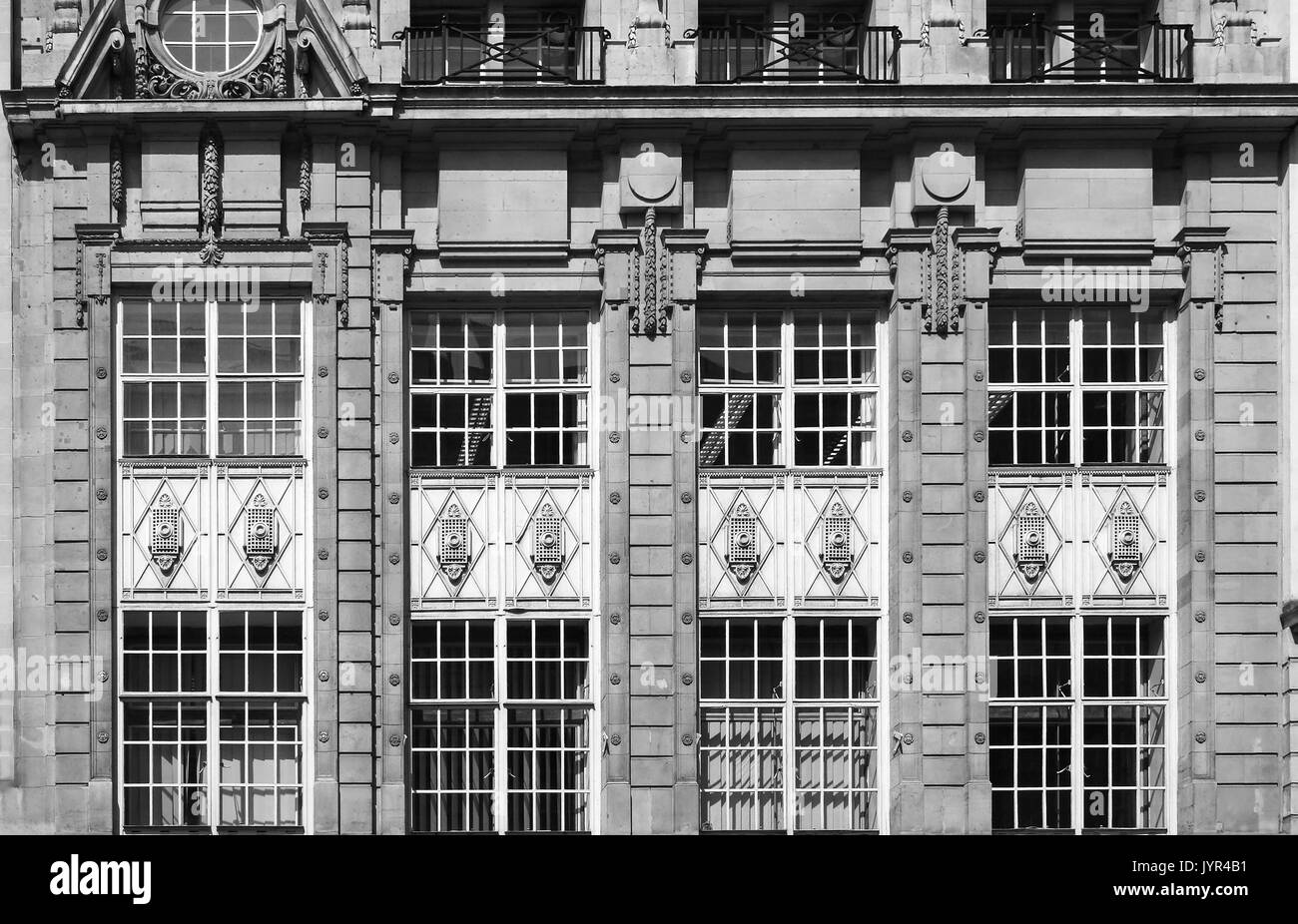 Facade scheme Black and White Stock Photos & Images - Alamy