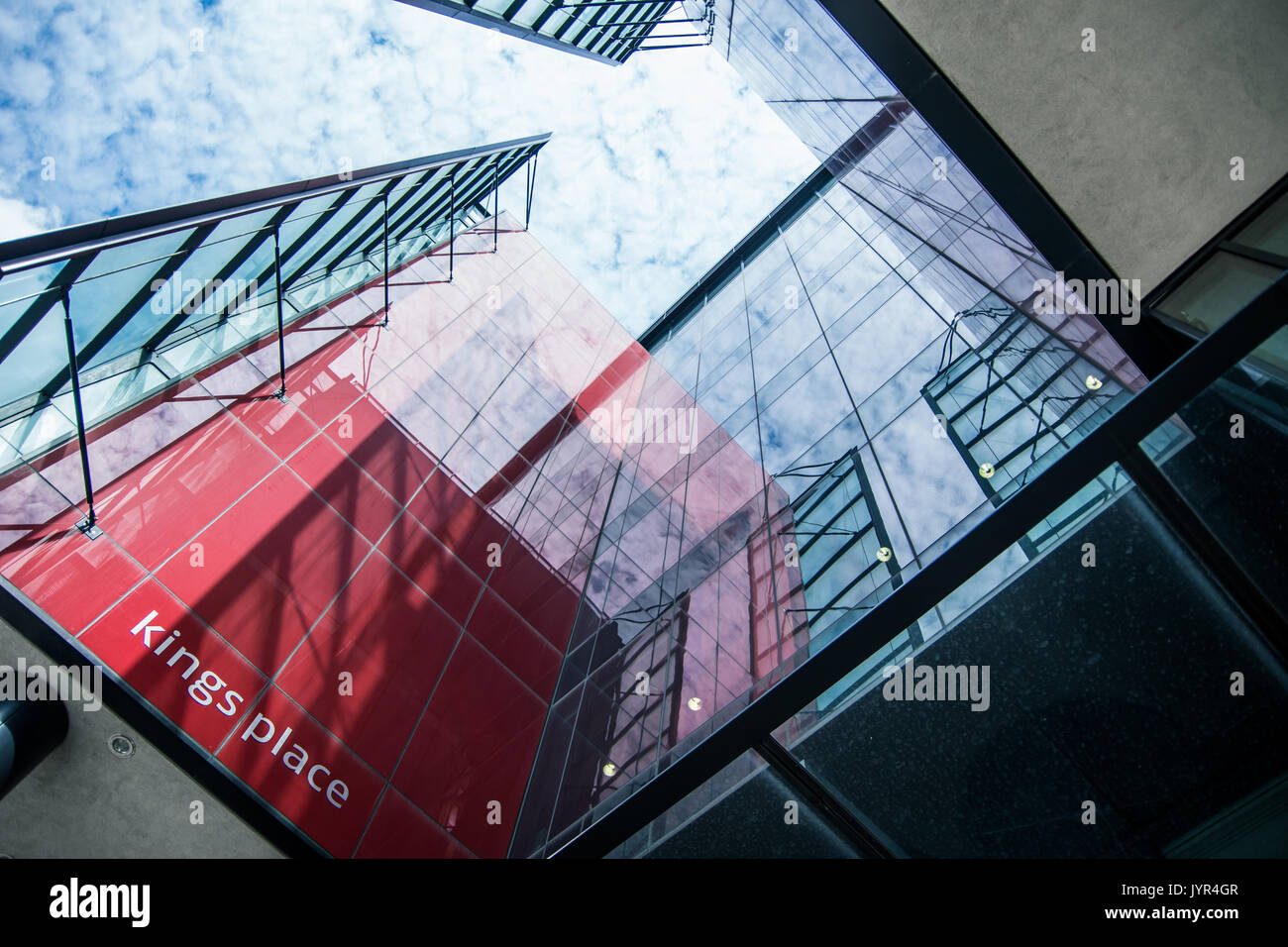 Kings Place, York Way, Kings Cross, London Stock Photo Alamy