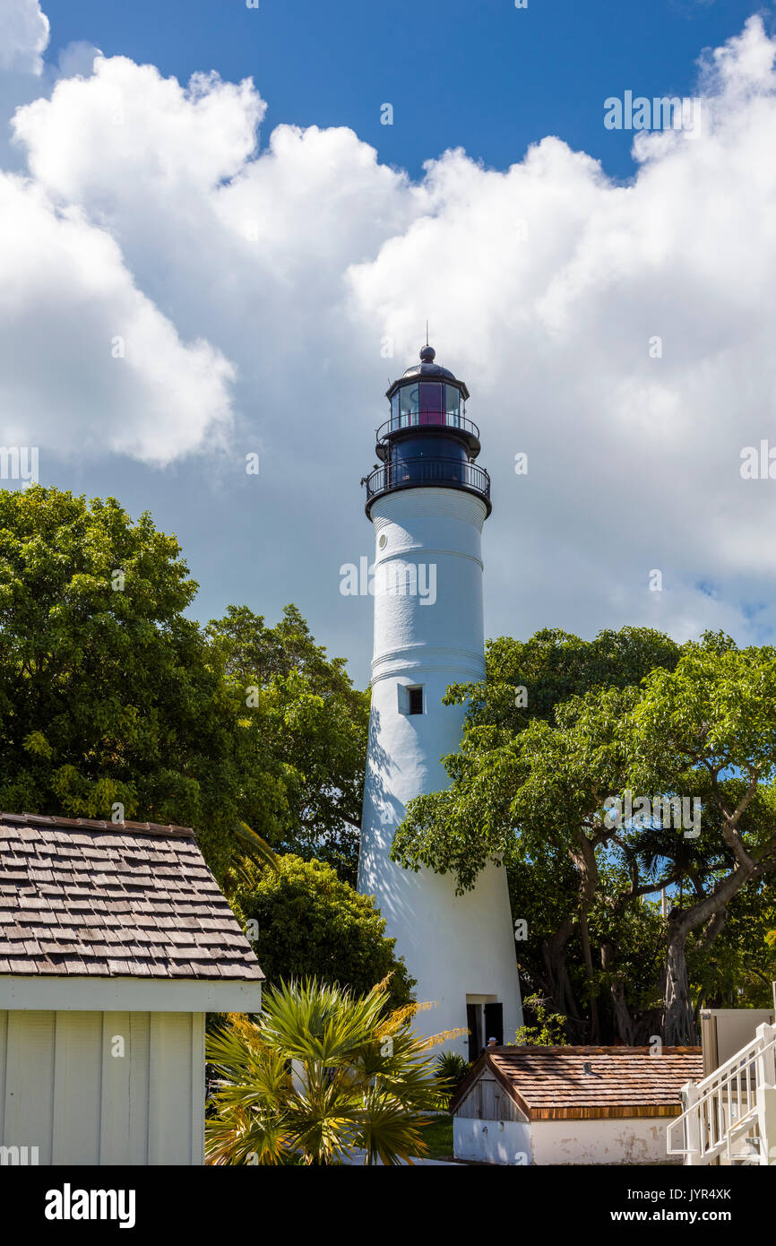 The Key West lighthouse in Key West Florida Stock Photo Alamy