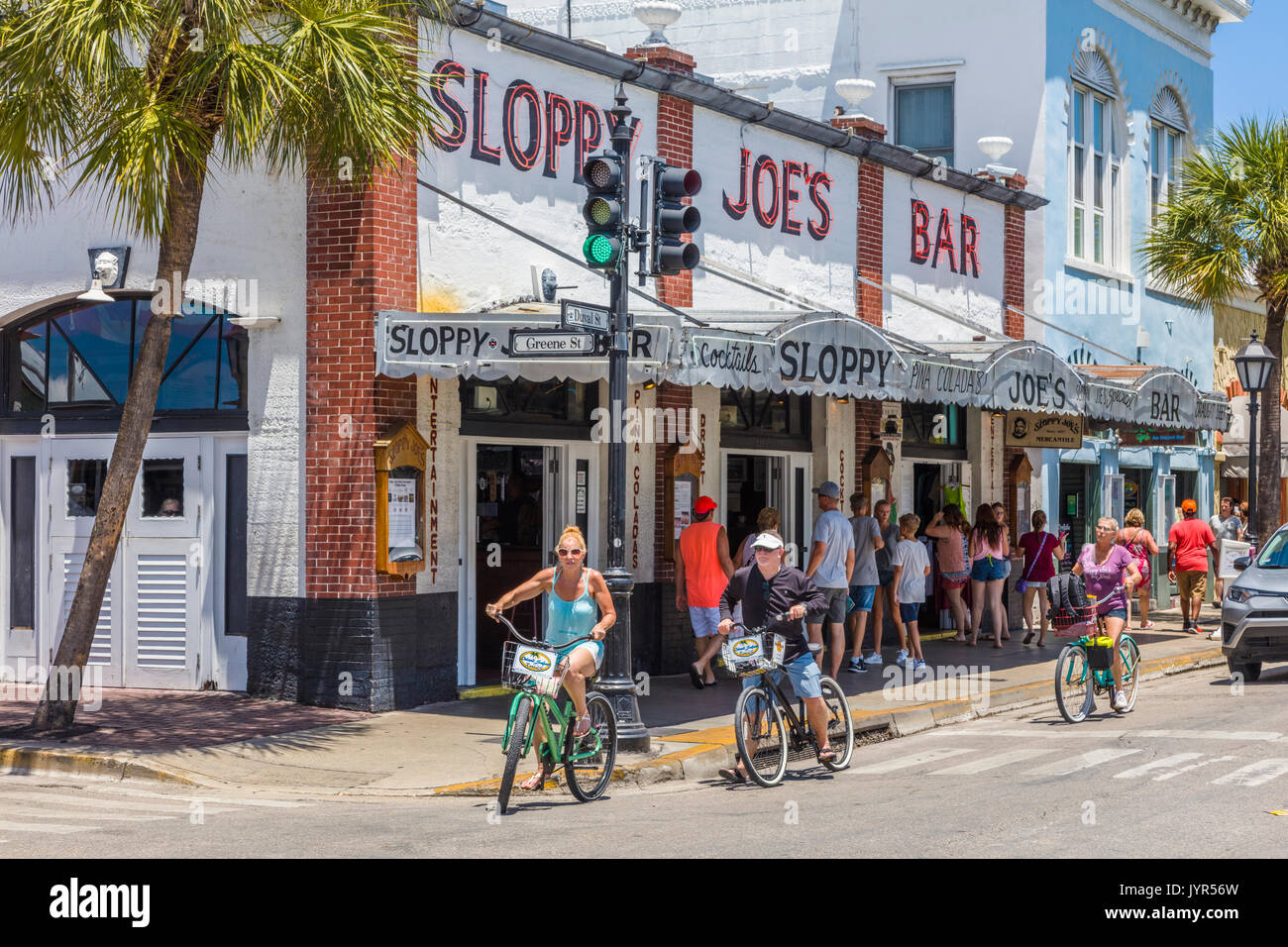 Sloppy Joes Bar on Duval Street in Key West Florida Stock Photo
