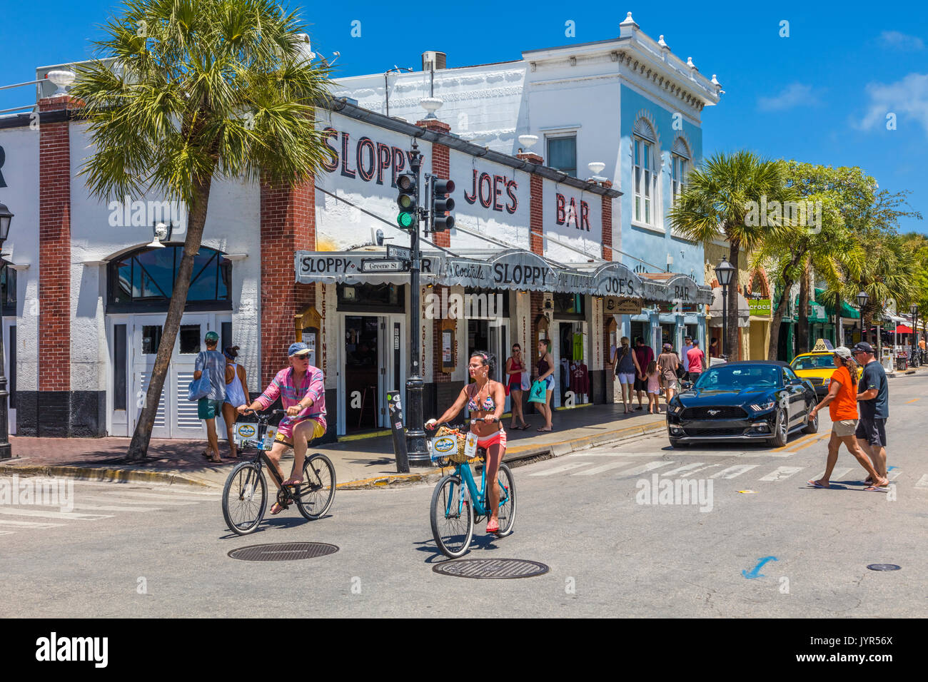 Sloppy Joes Bar on Duval Street in Key West Florida Stock Photo