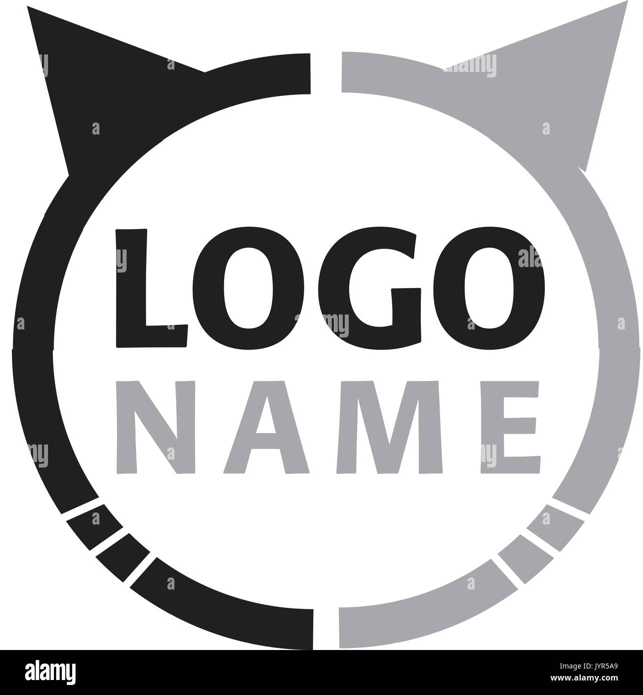 Vector Cattery Or Pet Shop Logo Design Clean And Modern Logo