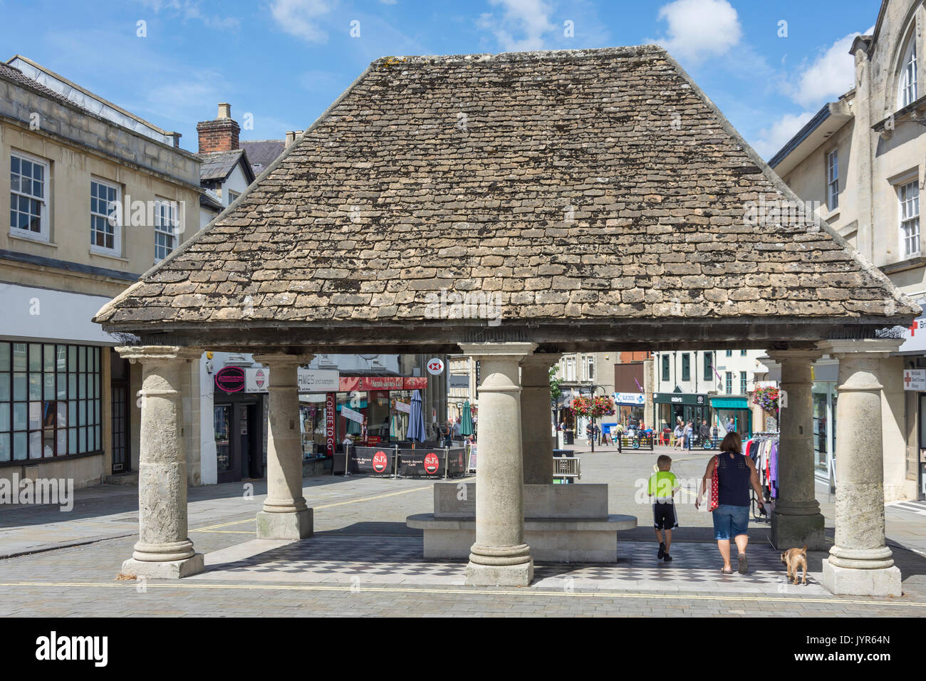 16th century Buttercross, Market Place, Chippenham, Wiltshire, England, United Kingdom Stock Photo