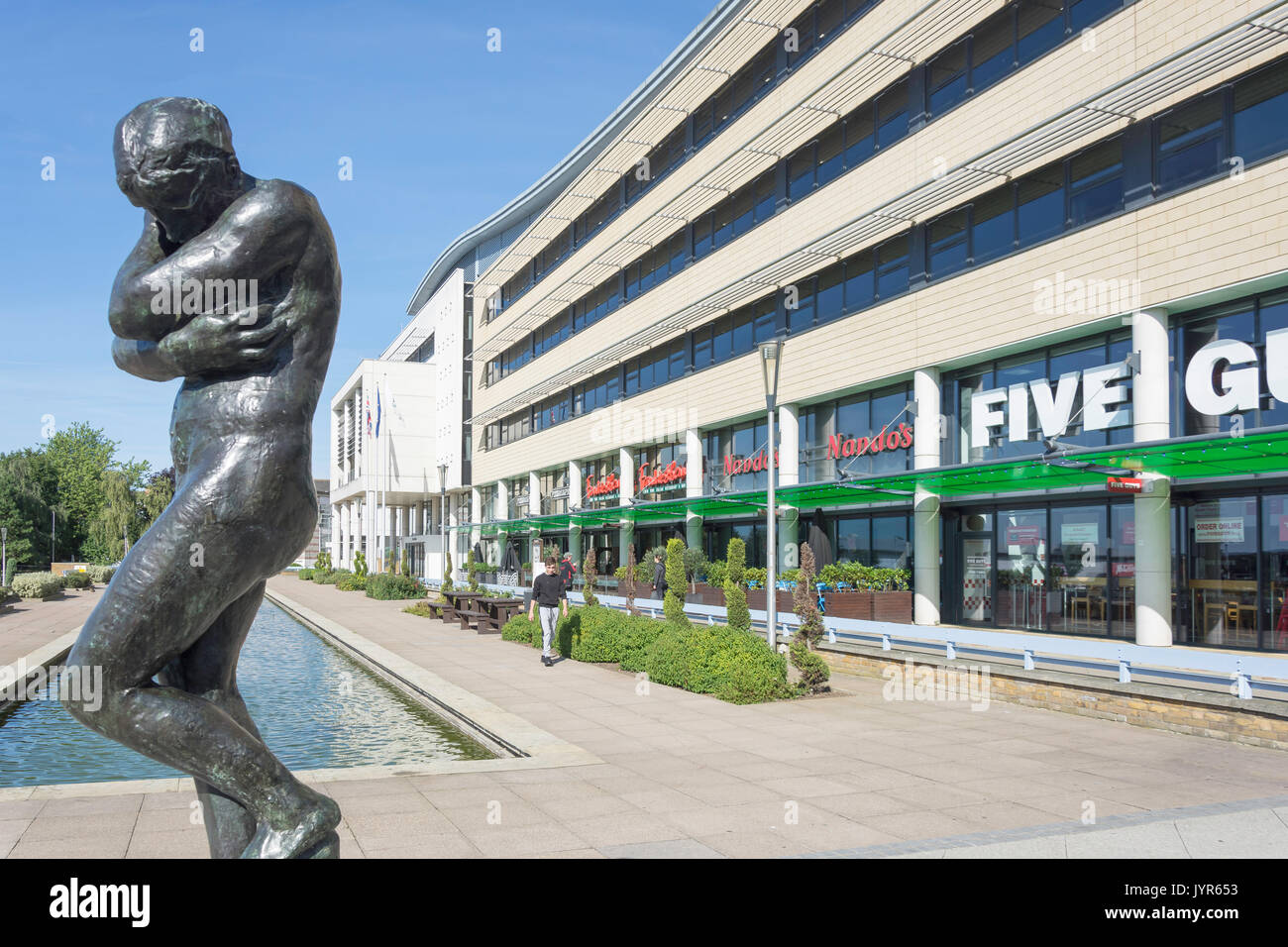 Civic Centre, The Water Gardens, College Square, Harlow, Essex, England